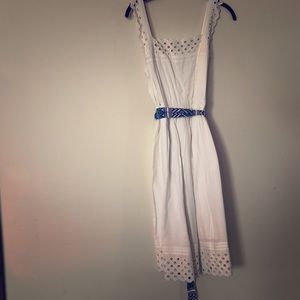 Anthropologie White cocktail dress - never worn